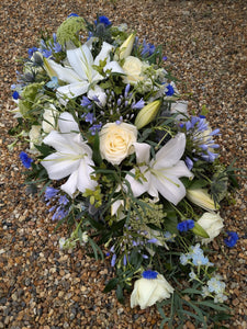 Coffin Spray | White & Blue