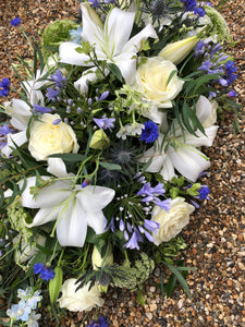 Coffin Spray | White & Blue