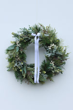 Load image into Gallery viewer, Faux Christmas Door Wreath | Silent Night
