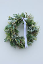 Load image into Gallery viewer, Faux Christmas Door Wreath | Silent Night
