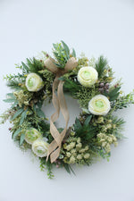 Load image into Gallery viewer, Faux Christmas Door Wreath | Brandy Butter
