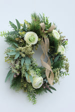 Load image into Gallery viewer, Faux Christmas Door Wreath | Brandy Butter
