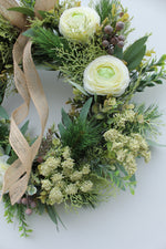 Load image into Gallery viewer, Faux Christmas Door Wreath | Brandy Butter
