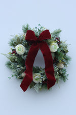 Load image into Gallery viewer, Faux Christmas Door Wreath | Candy Cane Lane
