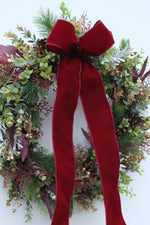 Load image into Gallery viewer, Faux Christmas Door Wreath | Festive Cheer
